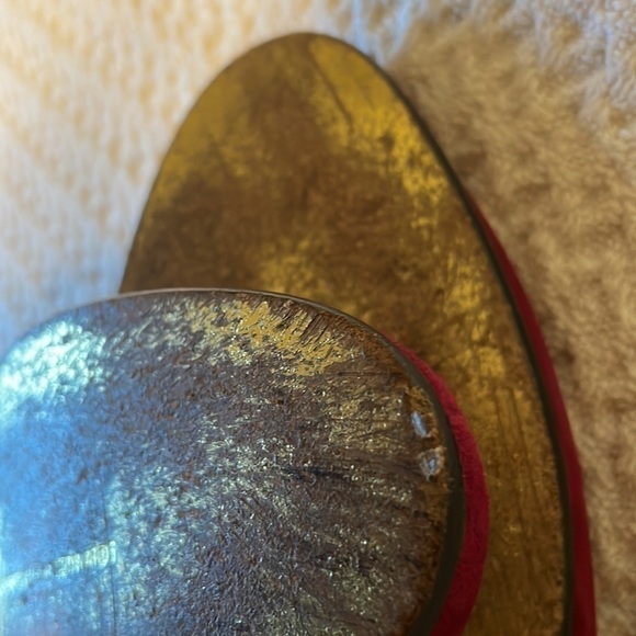 vintage Susan Bennis/Warren Edwards Midinette Magenta Suede Loafer - Picture 6 of 8